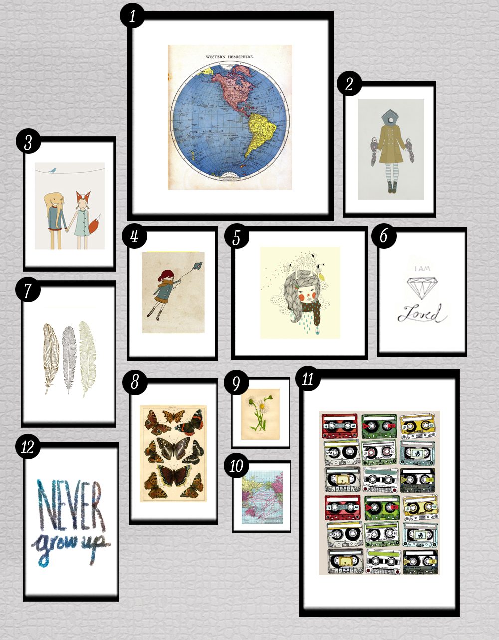 Free Printables For Gallery Wall