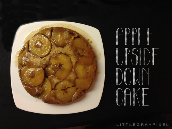 Apple Upside Down Cake Recipe • Little Gold Pixel