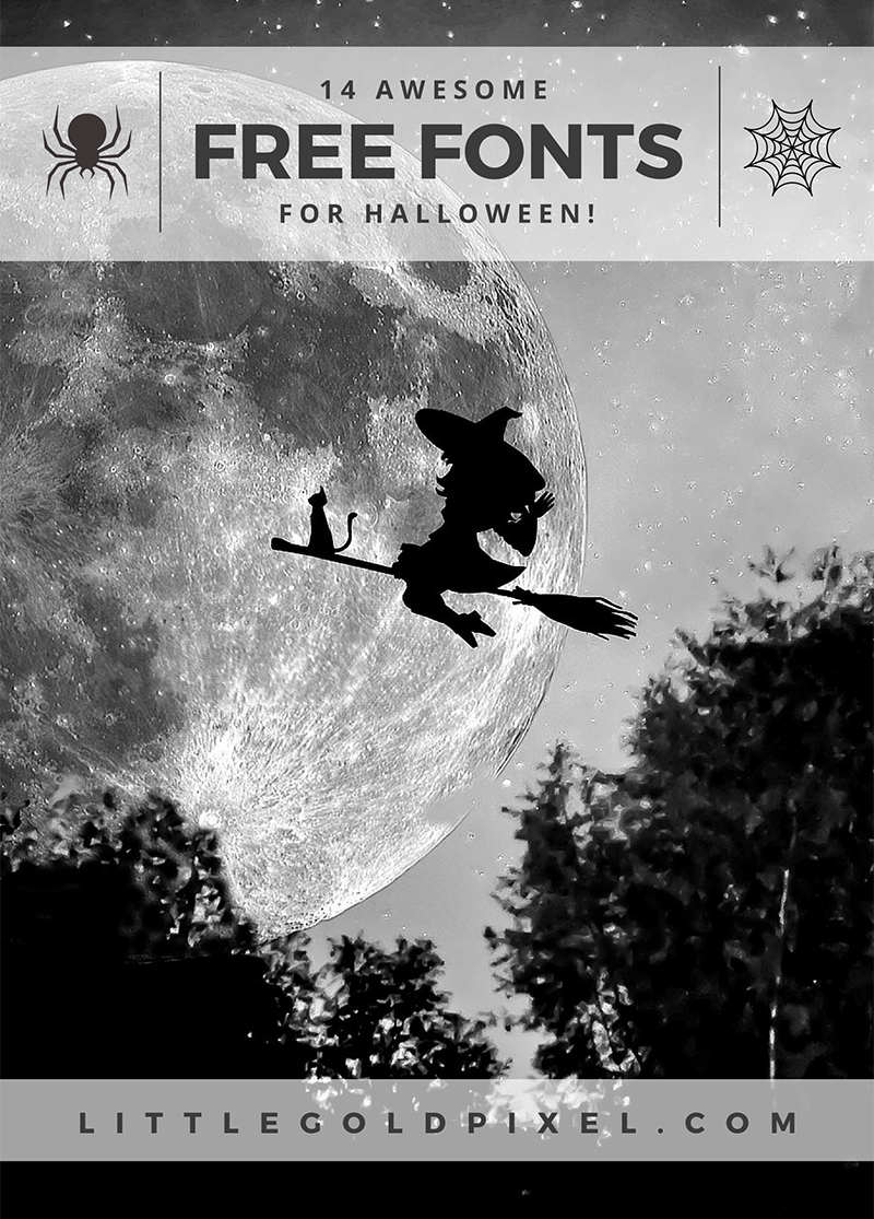 14 Free Halloween Fonts You Can Use Year-Round • Little Gold Pixel