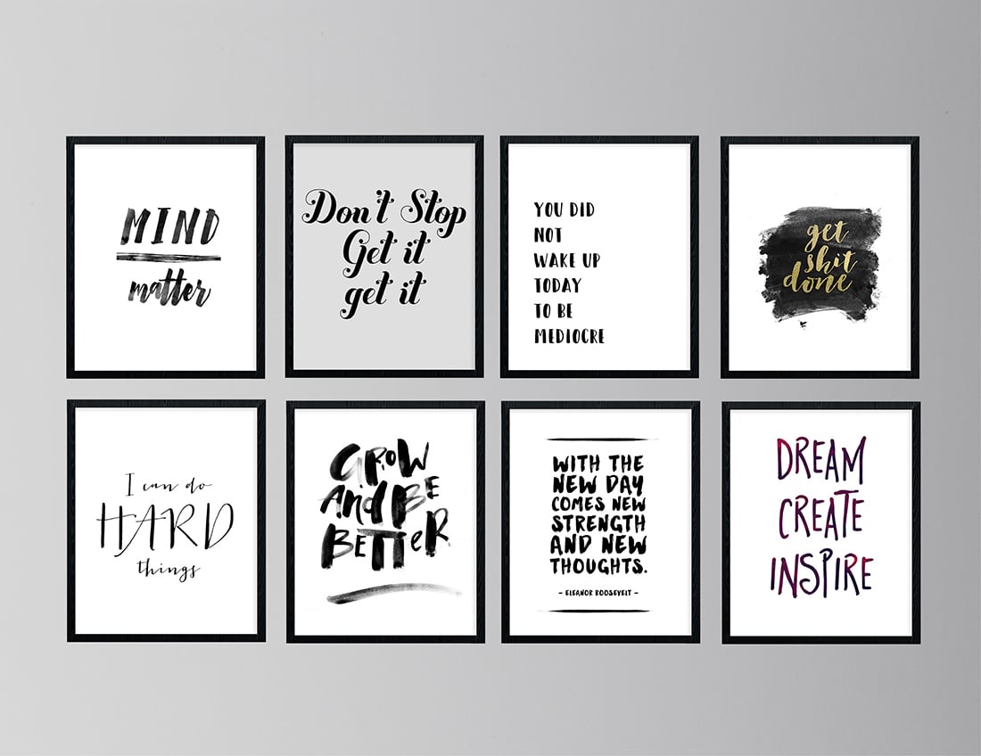 30 Free Inspirational Quotes to Help You Kill It This Year • Little Gold Pixel