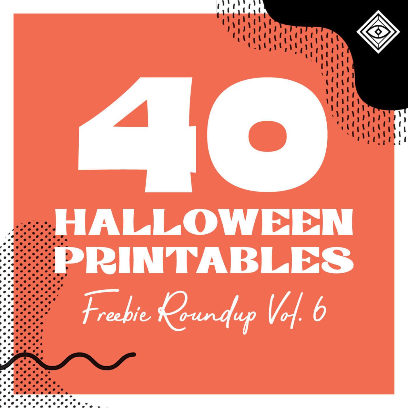 Free Halloween Printables: Vol. 6 • Little Gold Pixel • 40 Free Printables for Halloween