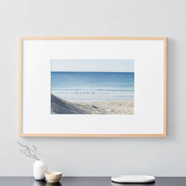 Affordable Natural Wood Wall Frames • Little Gold Pixel • In which I share 9 of my go-to wall frames. Perfect for curating that modern coastal, farmhouse or boho gallery wall.
