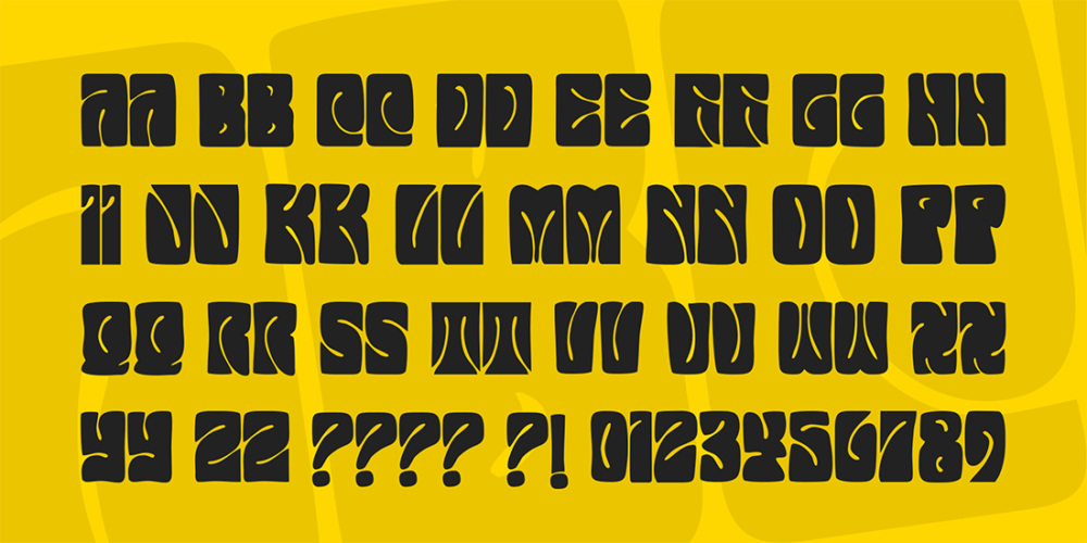 Groovy Fonts • 30 Typefaces for Hippies • Little Gold Pixel