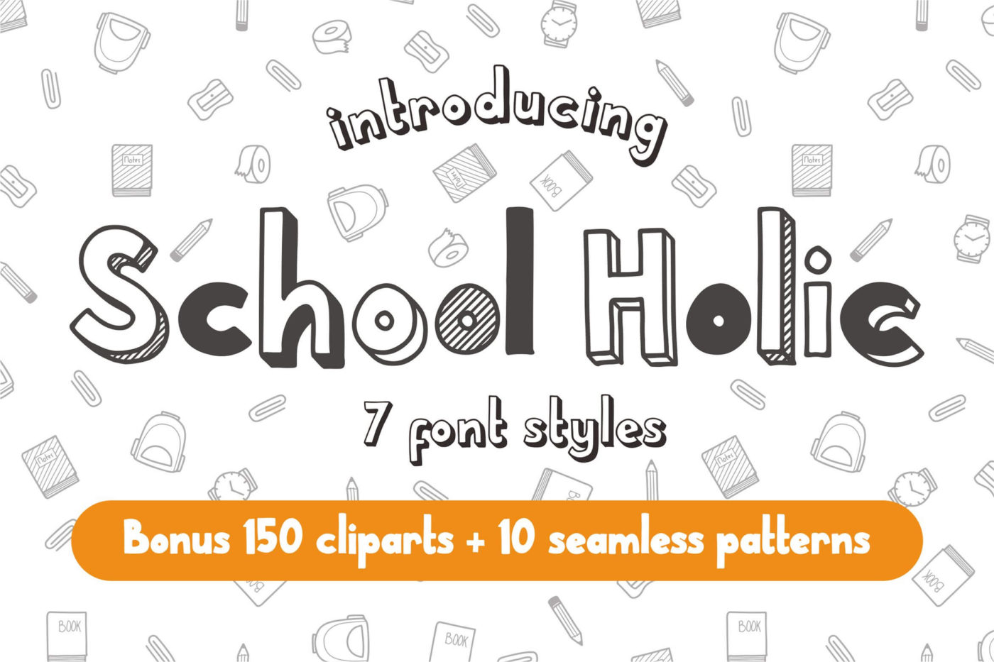 School Holic Font
--
25 Typefaces for Cool Kids • Little Gold Pixel • #schoolfonts #schooltype #schooltypefaces #typography #fonts