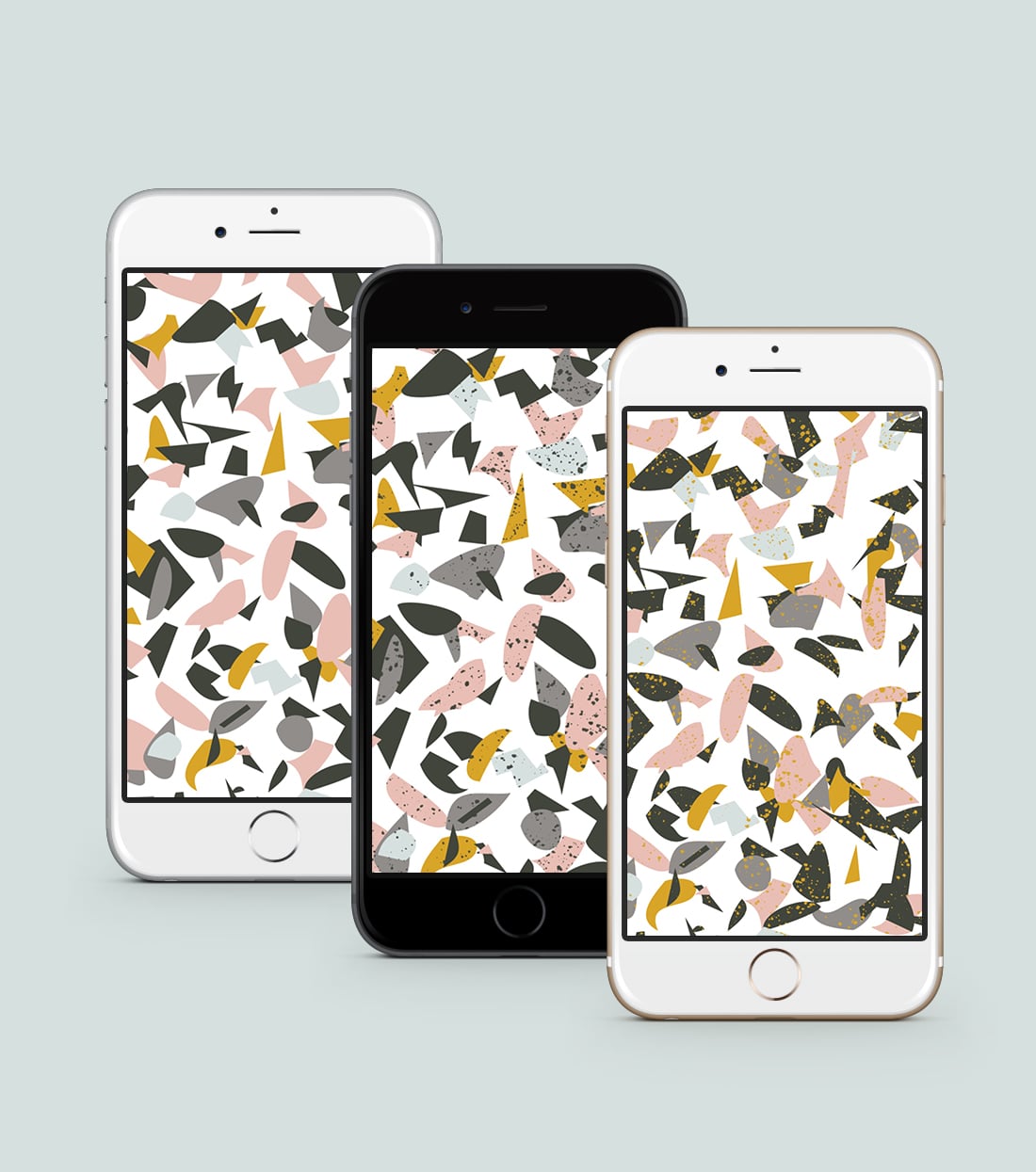 Free Terrazzo Wallpapers • Little Gold Pixel • Freebie Fridays is a weekly feature on Little Gold Pixel in which I share a free printable or design resource — art printables, wallpapers, etc. — for you to download and enjoy.﻿