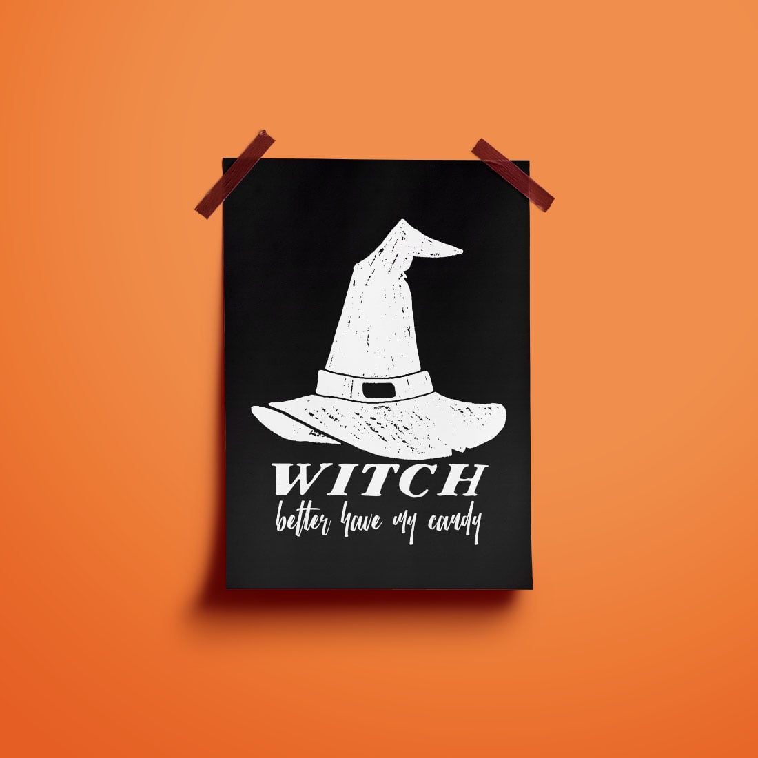 Witch Better Have My Candy Free Halloween Printable • Little Gold Pixel • In which I share a Witch Better Have My Candy free Halloween printable to hang on your door or holiday party. Download, print and hang up today! #halloween #printable #freebie #witch