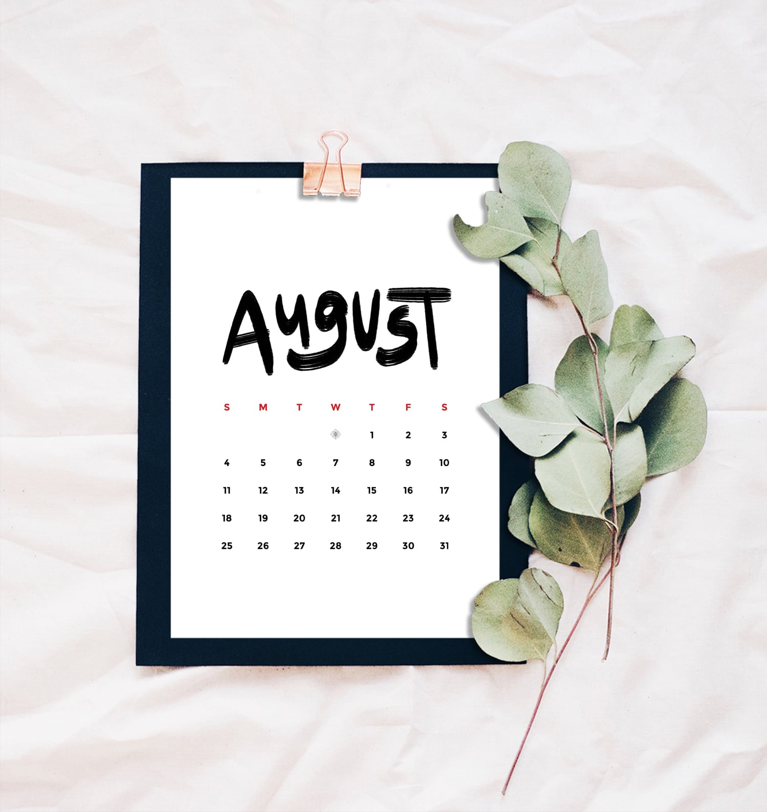 Free Printable 2019 Calendar • Little Gold Pixel