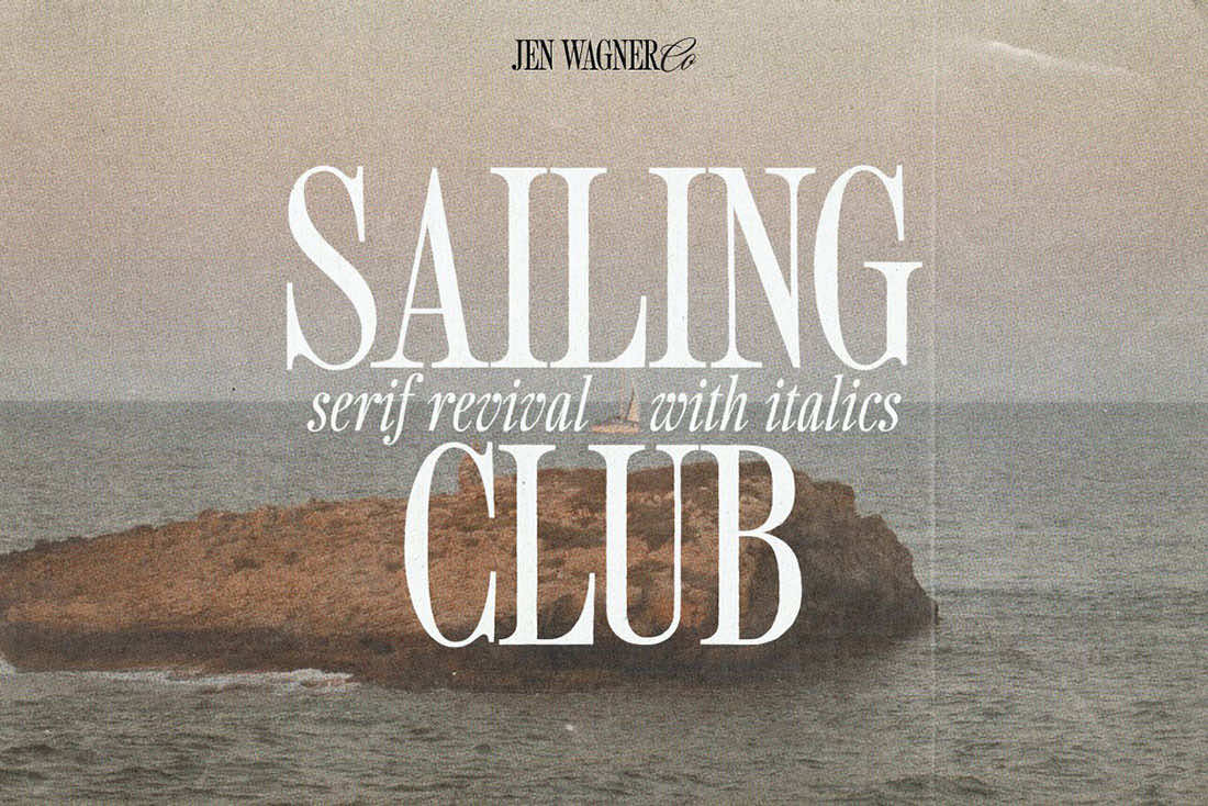 20 Super Timely Retro Serif Fonts • Little Gold Pixel • Sailing Club