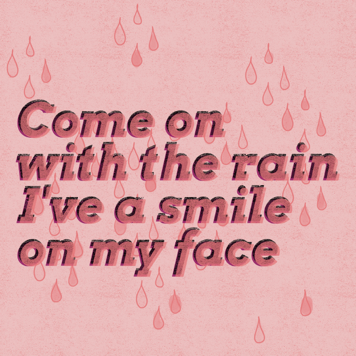 Singin' in the Rain Free Printable • Little Gold Pixel