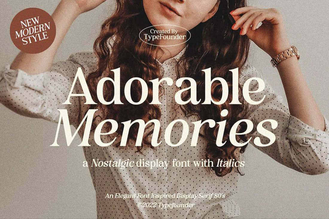 20 Super Timely Retro Serif Fonts • Little Gold Pixel • Adorable Memories