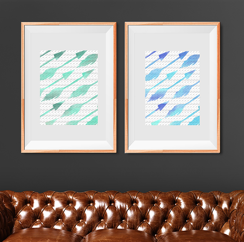 Arrow Pattern Free Art Printables