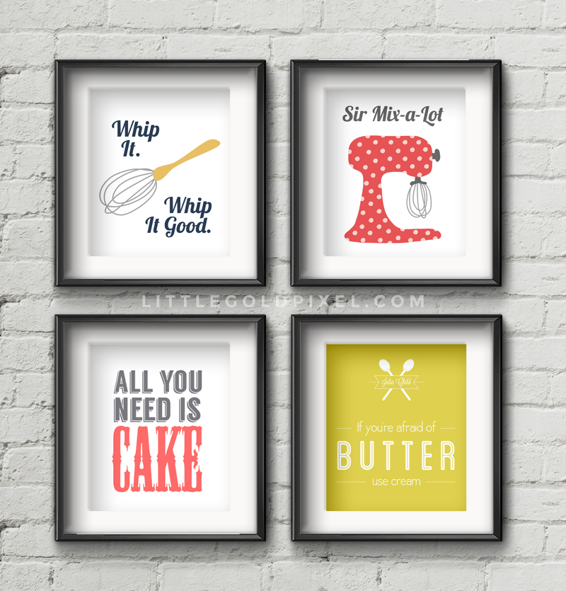 printable wall decor kitchen free Roundup Kitchen Little Free Art â€¢ Printables 20 Wall â€¢