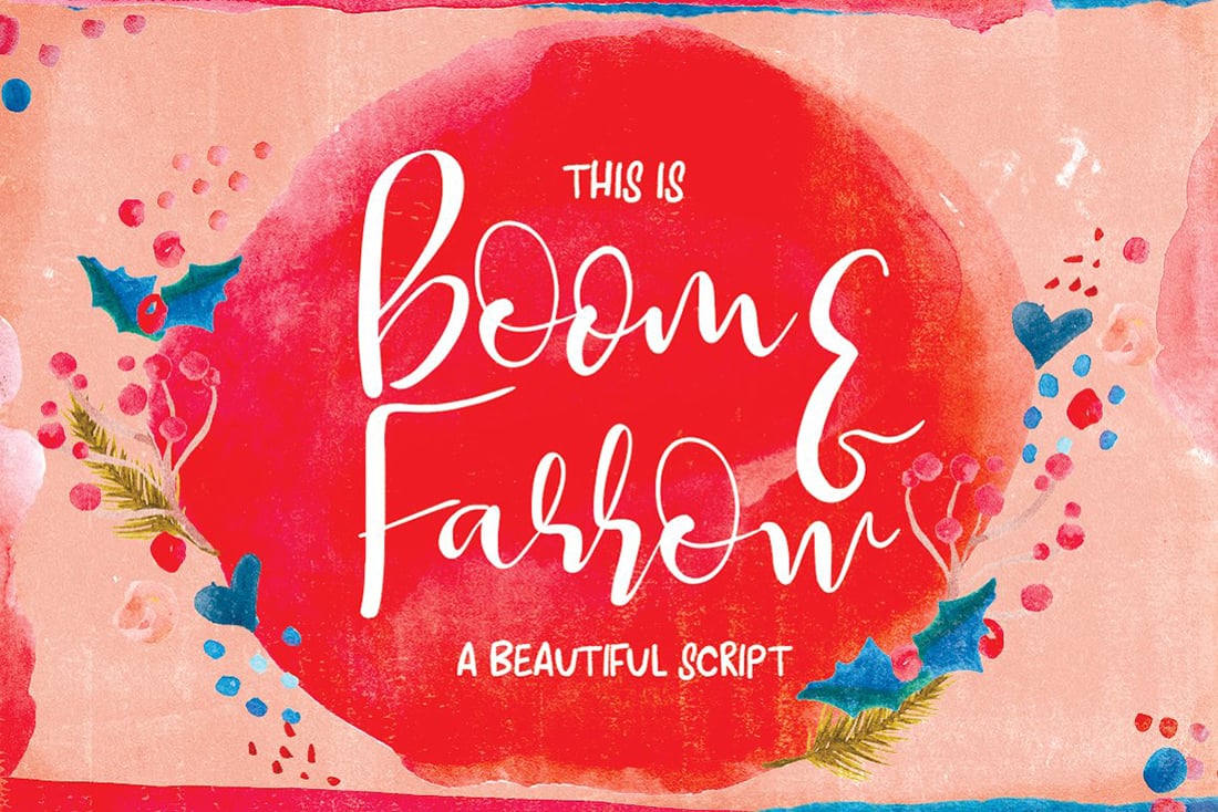 Boom & Farrow • 14 Bouncy Fonts to Liven Up Your Designs • Little Gold Pixel