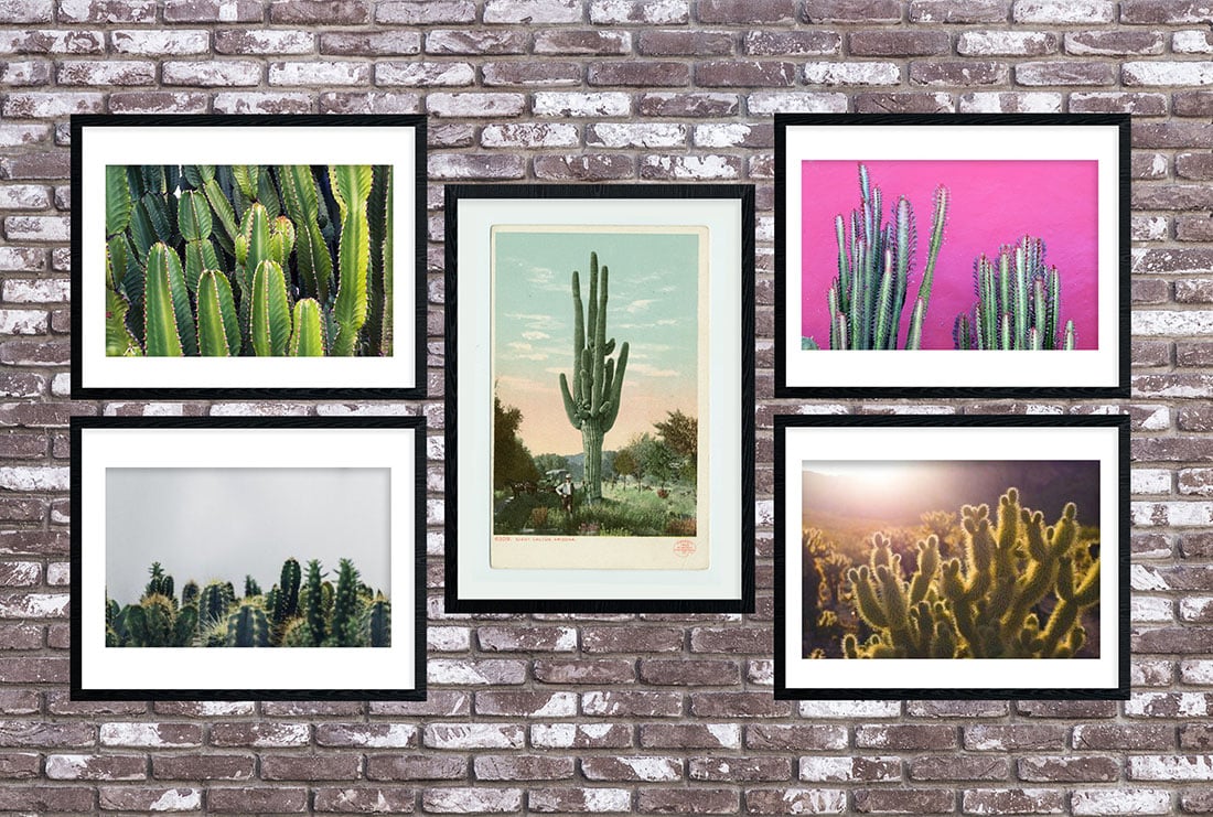 Cactus Art Roundup: 55 Awesome Free Printables • Little Gold Pixel