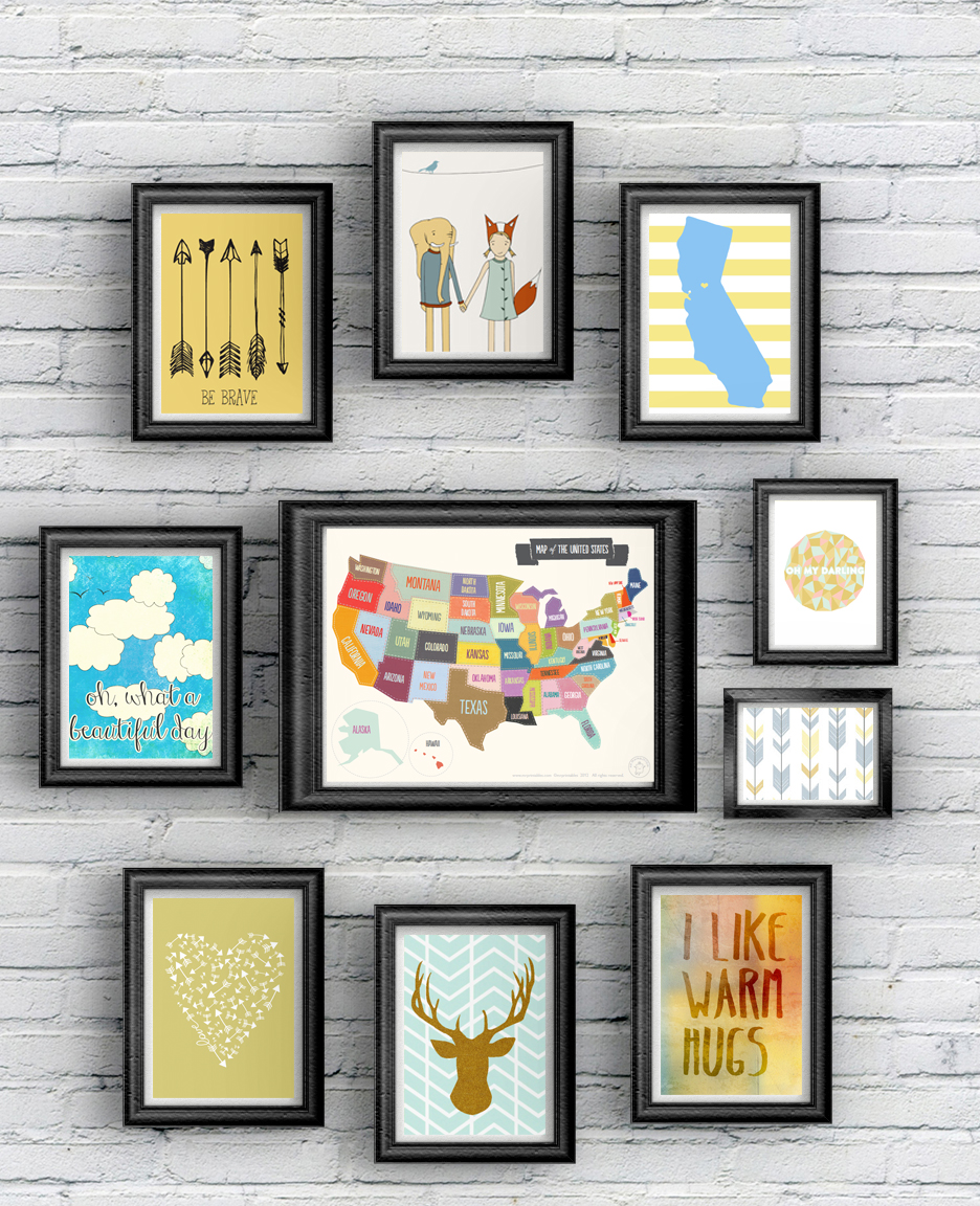 30 Free Printables to Spruce Up Your Kid’s Room