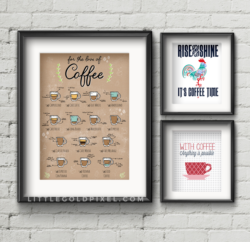 Kitchen Free Printables • Little Gold Pixel