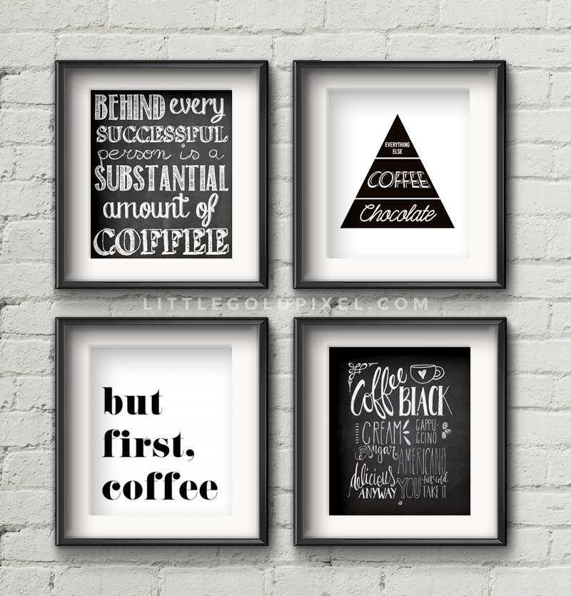 20 Kitchen  Free Printables  Wall Art  Roundup  Little 