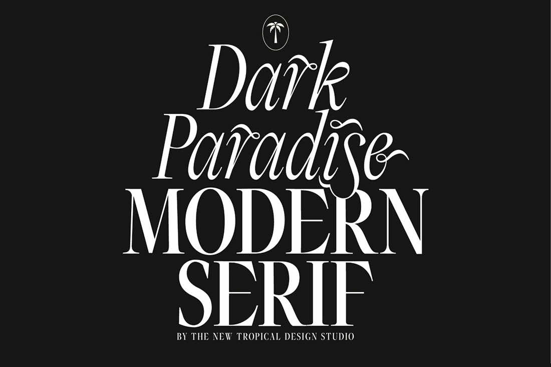 20 Super Timely Retro Serif Fonts • Little Gold Pixel • Dark Paradise