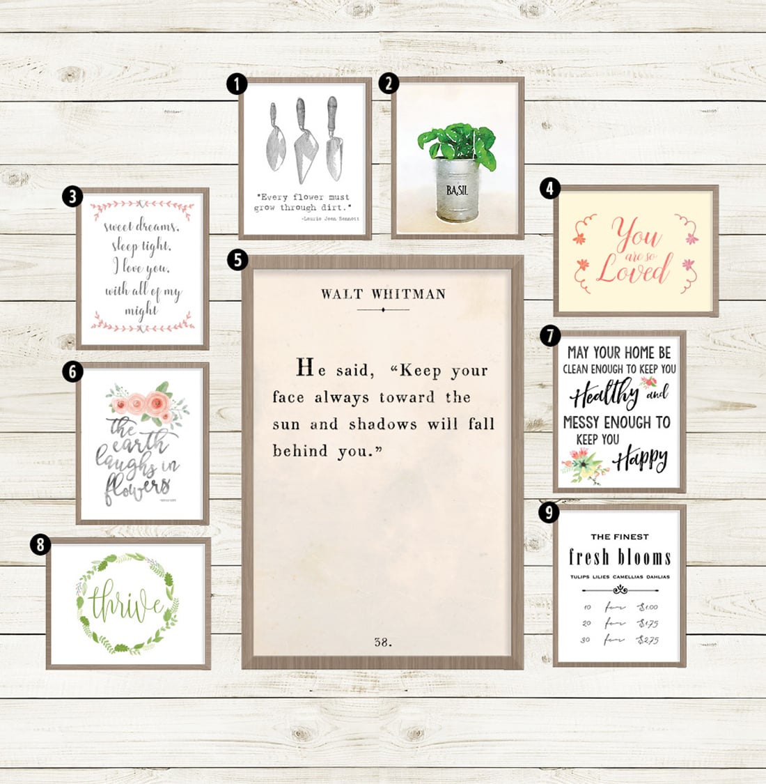 40+ Free Farmhouse Printables for that Fixer Upper Vibe • Little Gold Pixel