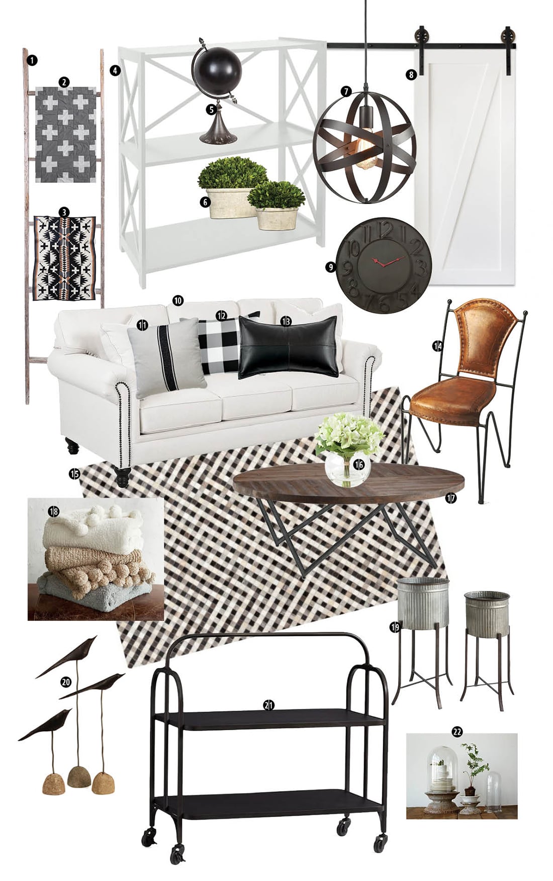 8 Signs Modern Farmhouse Decor is the Right Home Style for You • Little Gold Pixel • Click through to find out if you're compatible with farmhouse decor!