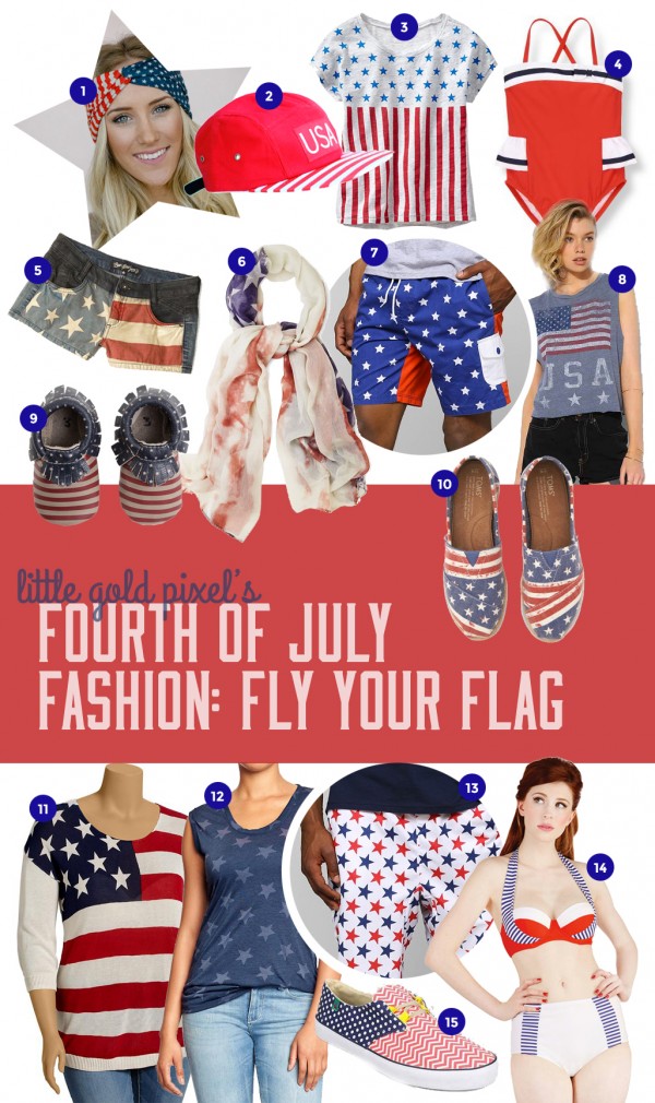 July Fourth Fashion: 16 Stylish Flag-Inspired Looks • Little Gold Pixel