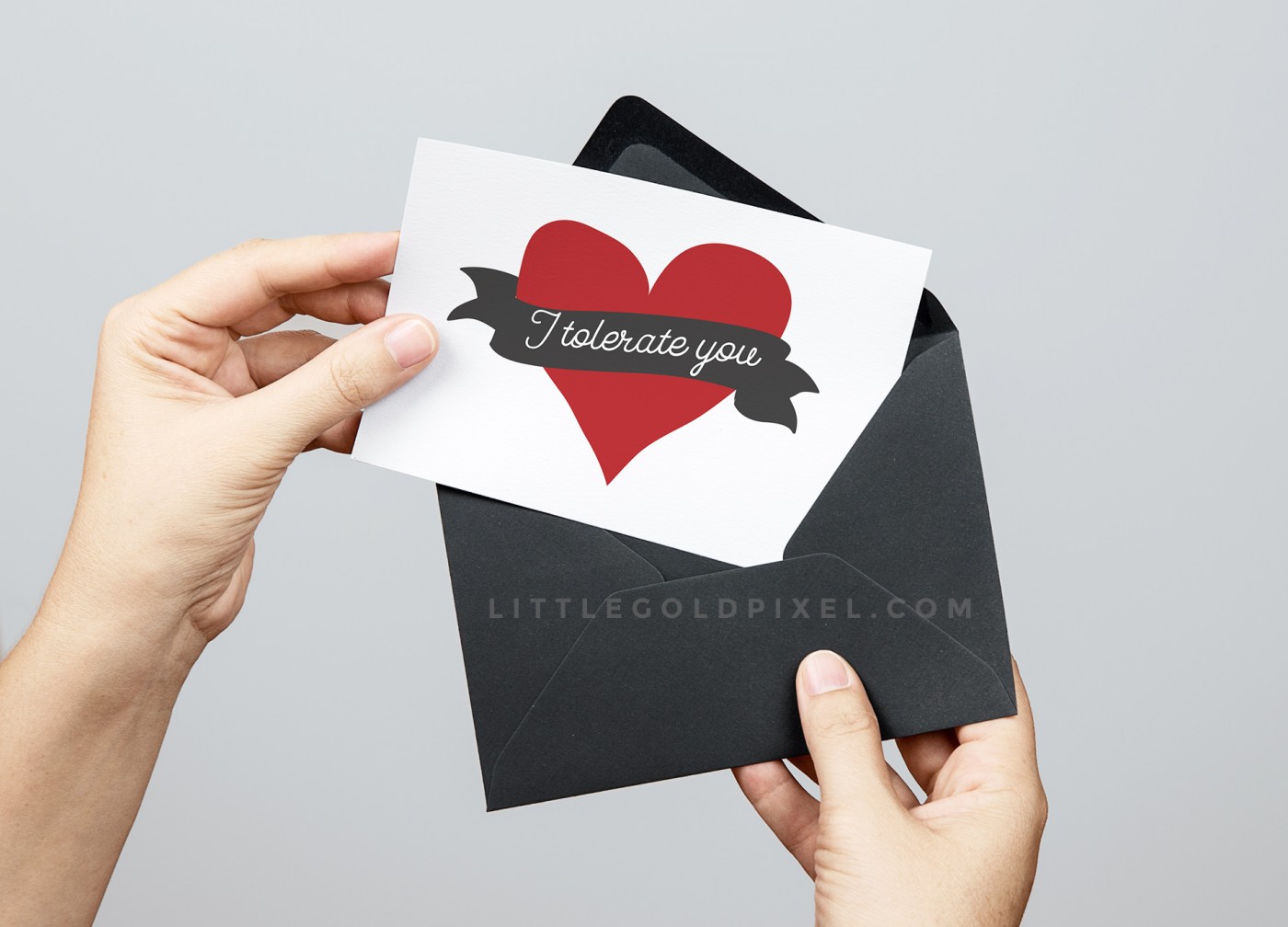 I Tolerate You Free Valentines / Freebie Fridays • Little Gold Pixel