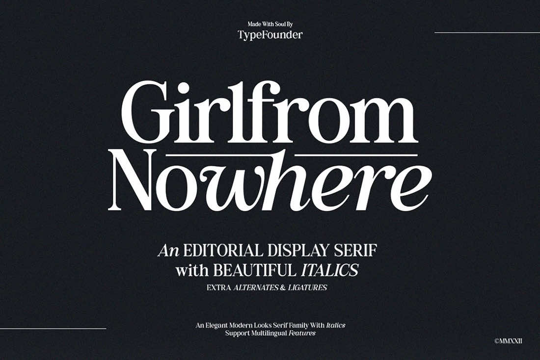 20 Super Timely Retro Serif Fonts • Little Gold Pixel • Girl from Nowhere