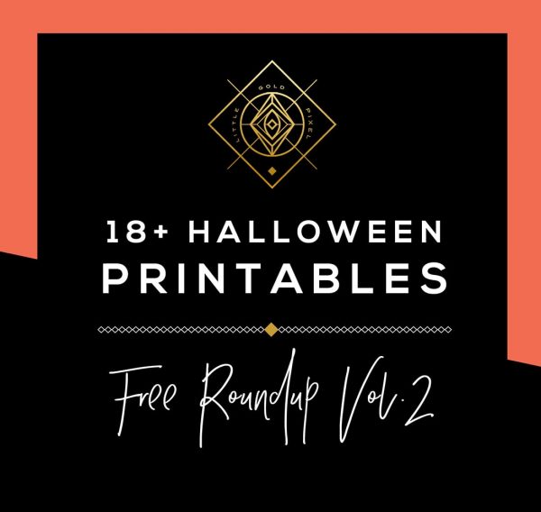 Free Halloween Printables Roundup Vol. 2 • Little Gold Pixel