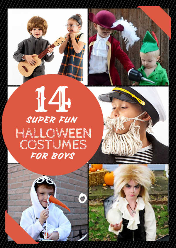 14 Super Fun Halloween Costumes for Little Boys • Little Gold Pixel