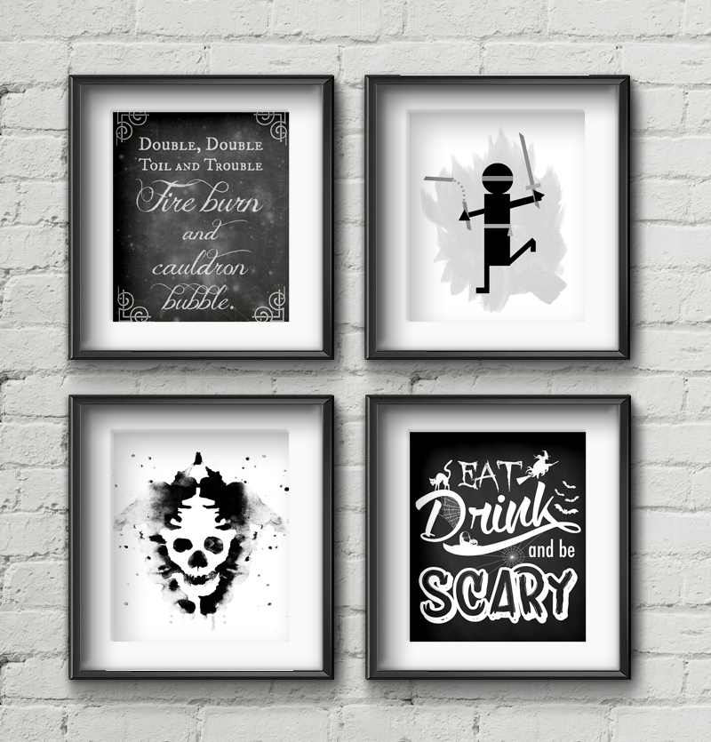 12 Free Halloween Printables • Little Gold Pixel