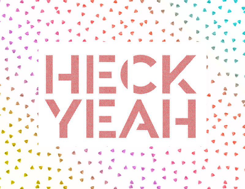 Freebie Fridays: Heck Yeah Free Art Printables • Little Gold Pixel