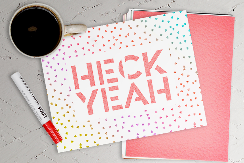 Freebie Fridays: Heck Yeah Free Art Printables • Little Gold Pixel