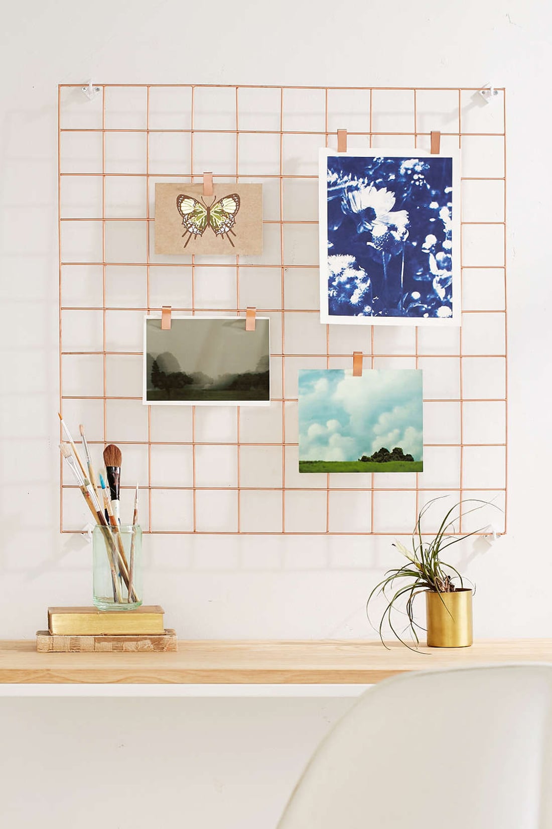 hang photos on wall without nails