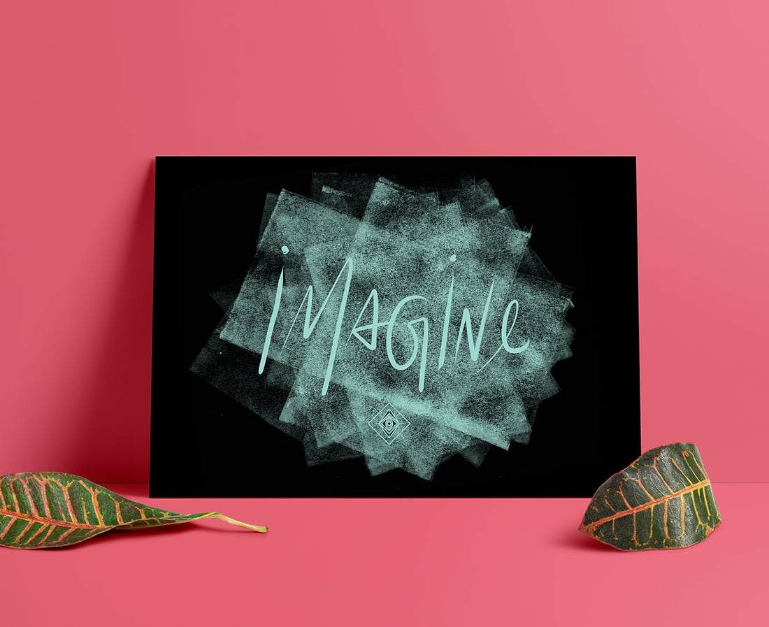 Imagine Free Printable • Little Gold Pixel