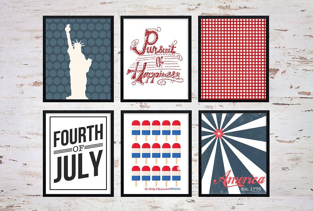 25+ July 4th Free Printables