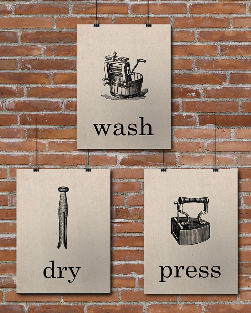 15 Laundry Room Free Printables • Little Gold Pixel