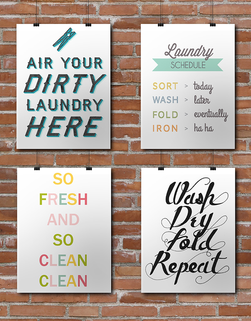 15 Laundry Room Free Printables • Little Gold Pixel