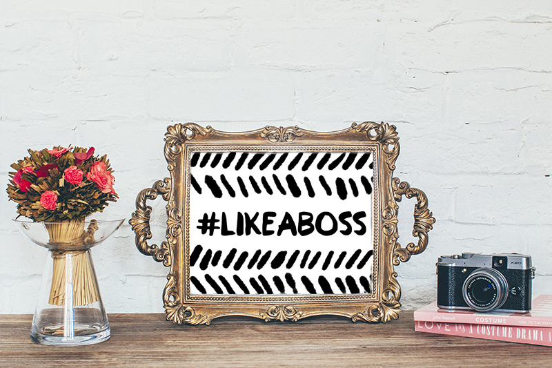 Like a Boss Free Art Printable • Little Gold Pixel