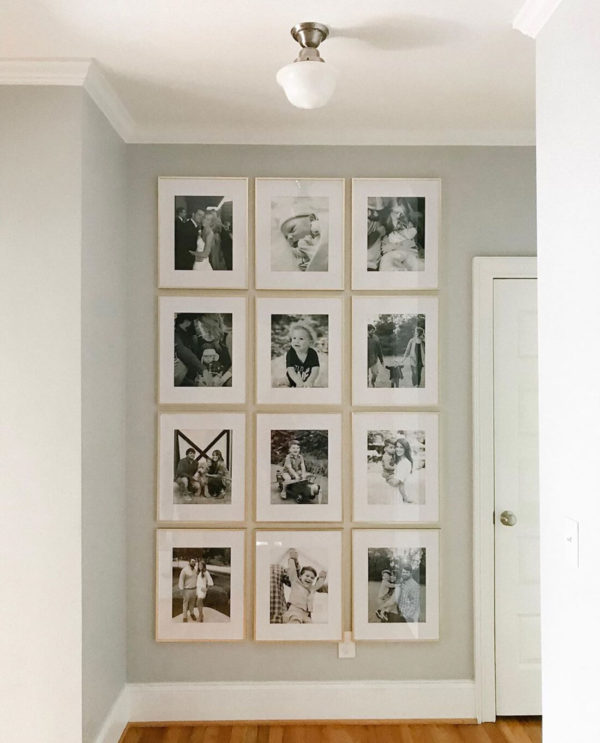 Family Photo Gallery Wall in 5 Easy Steps • Little Gold Pixel