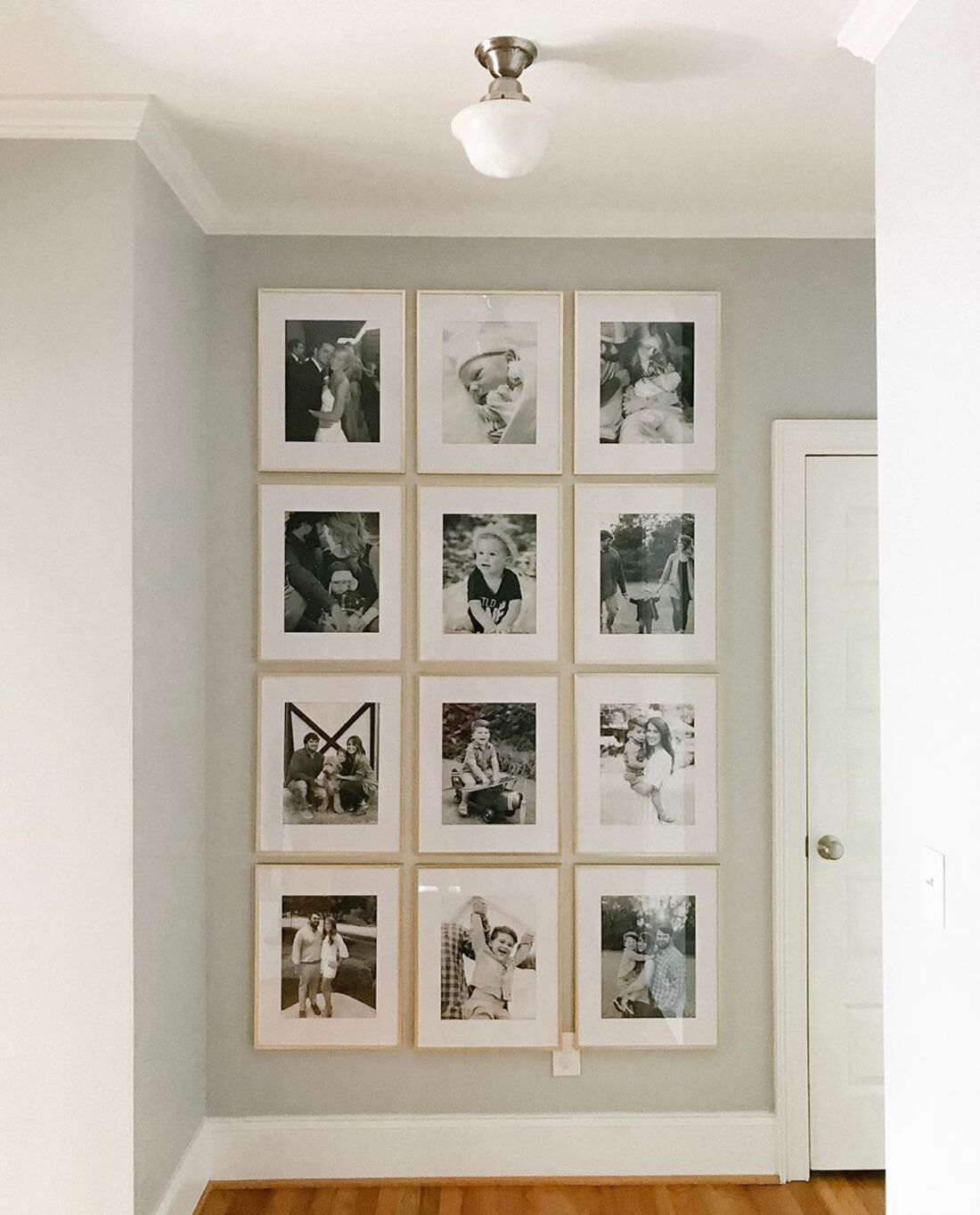 How to Create a Flawless Photo Gallery Wall in 5 Easy Steps • Little Gold Pixel #familyphotos #gallerywall #gallerywallideas

Photo © House of Blue Hues