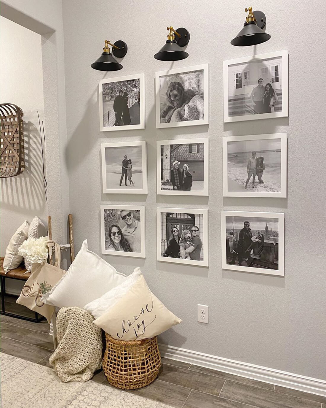 How to Create a Flawless Photo Gallery Wall in 5 Easy Steps • Little Gold Pixel #familyphotos #gallerywall #gallerywallideas

Photo © Andrea Vowels / My Blessed Home