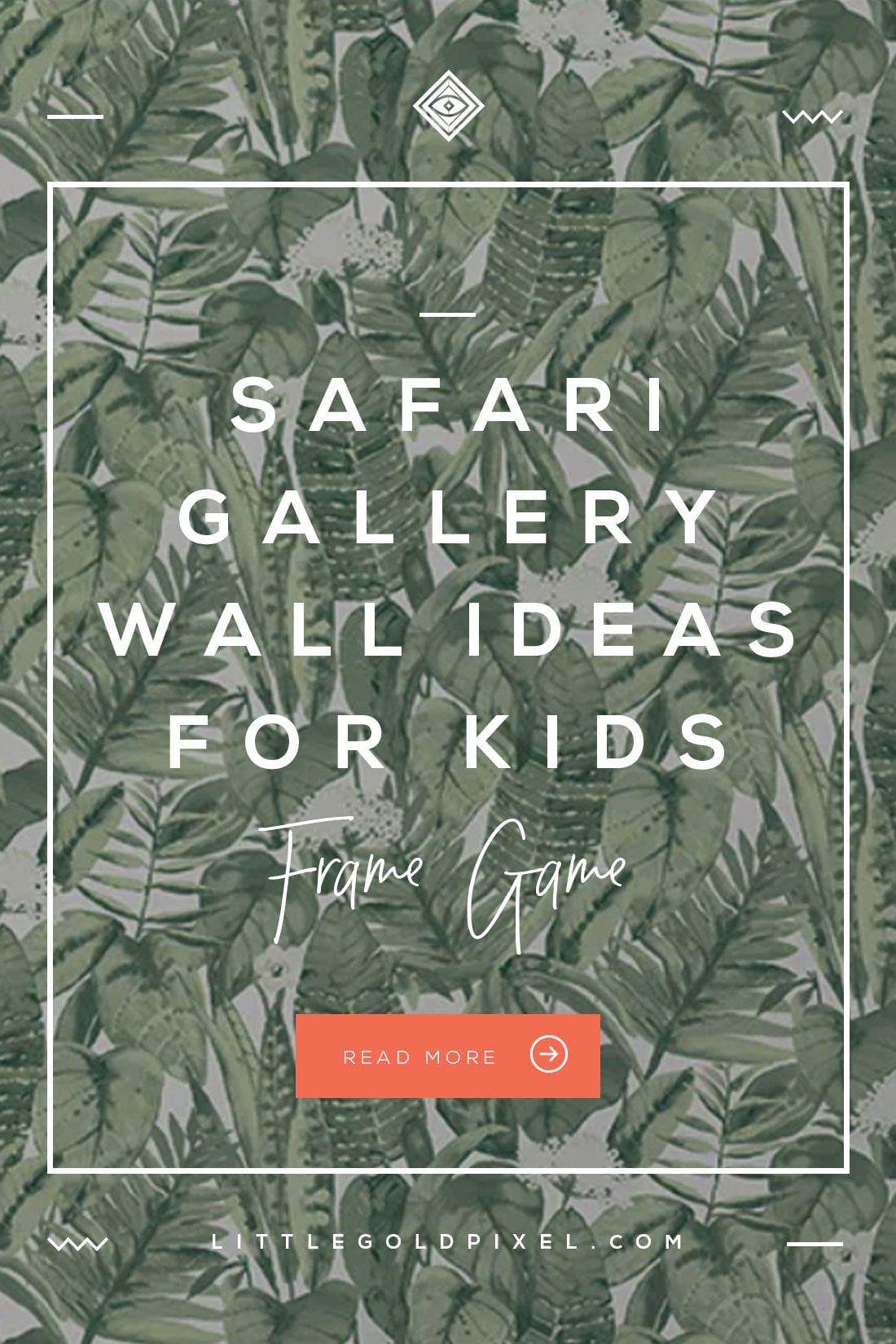 Safari Gallery Wall Ideas for Kids of All Ages • Little Gold Pixel • In which I curate a few safari gallery wall ideas for kids — ones that will grow with them from nursery to big kid status. Part of the Frame Game series. • #safari #gallerywall #gallerywallideas #kidsroom #wallart #freeprintables