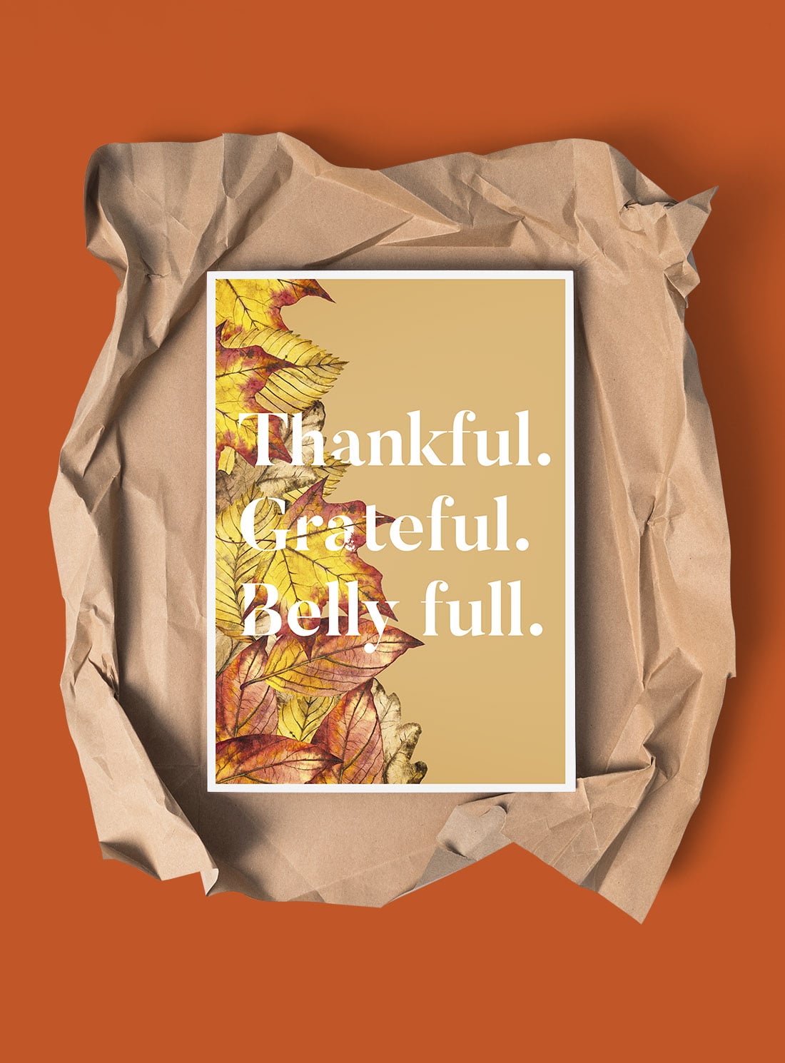 Thankful Free Printable for Your Thanksgiving Decor