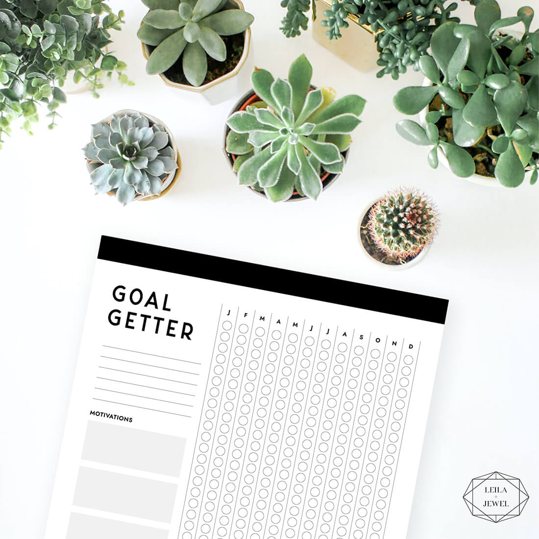 10 Minimal Planner Inserts to Track Your Goals • Little Gold Pixel • #planner #plannerinsert #minimal #printable #printableplanner #plannerpdf #leilajewelstudio