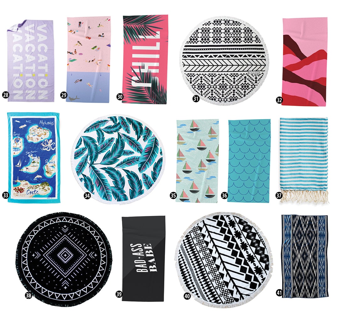 55 Best Beach Towels: A Design Roundup • Little Gold Pixel