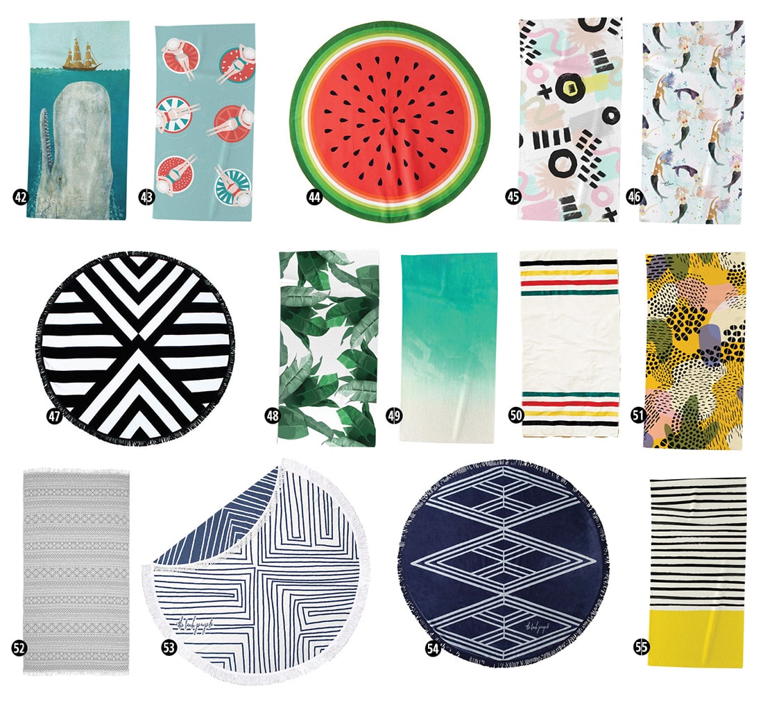 55 Best Beach Towels: A Design Roundup • Little Gold Pixel