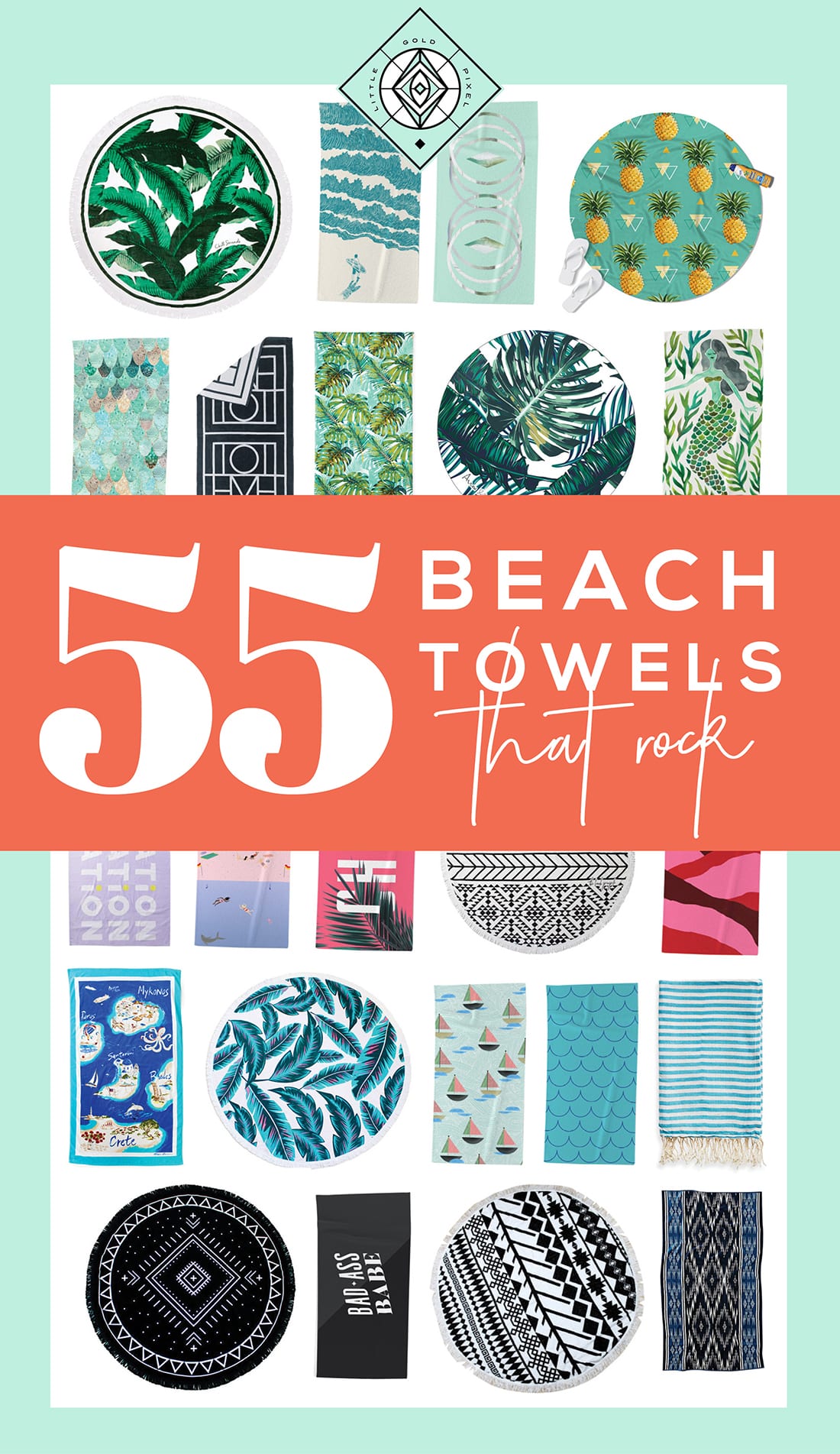 beach towel designs