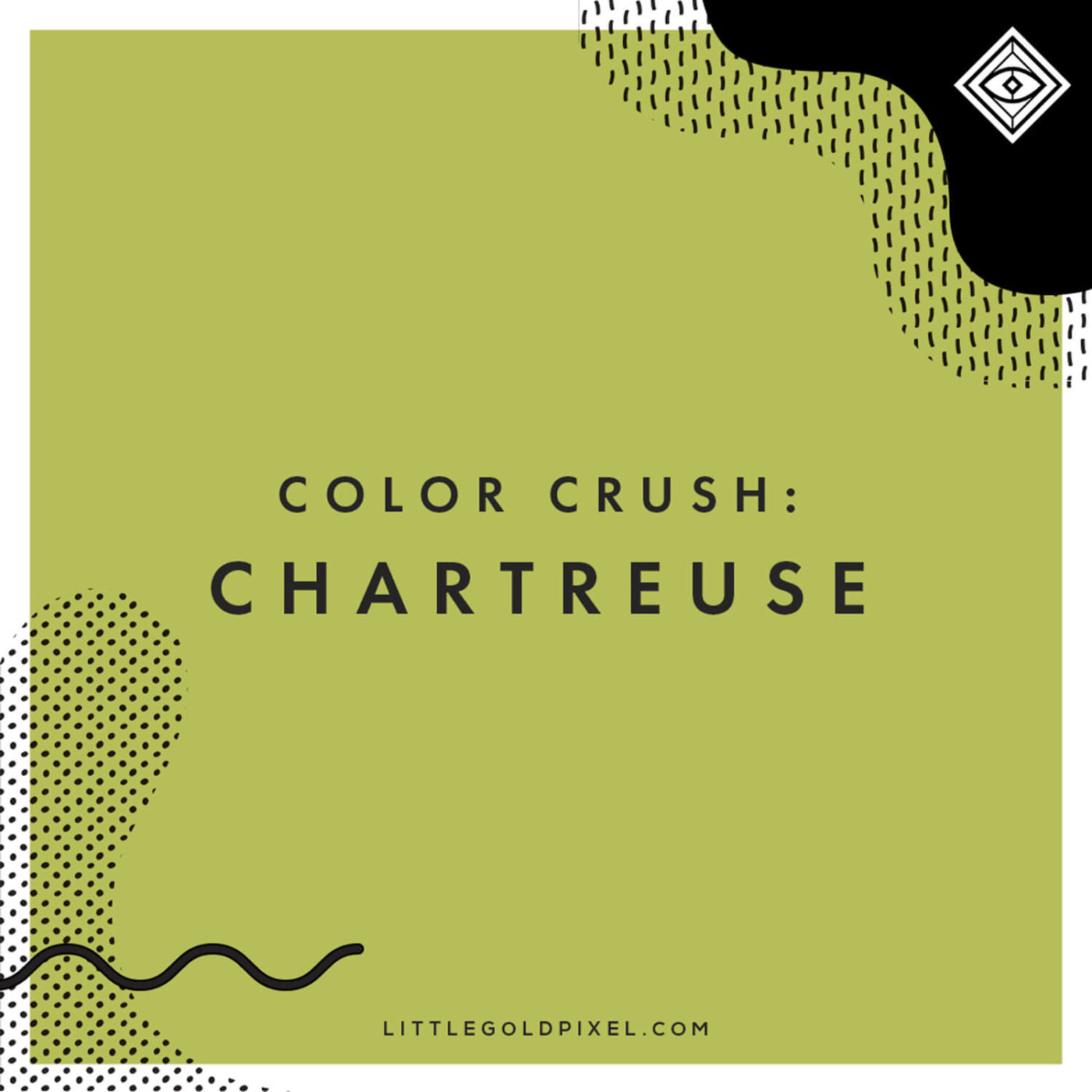 Color Crush: CHARTREUSE • Little Gold Pixel • What's the deal with chartreuse? I dissect the chartreuse color trend, give you 20 ways to rock the hue and a color palette to help you shop!
#chartreuse #homedecor #trends #colortrend #colors #colorpalette #coloroftheyear