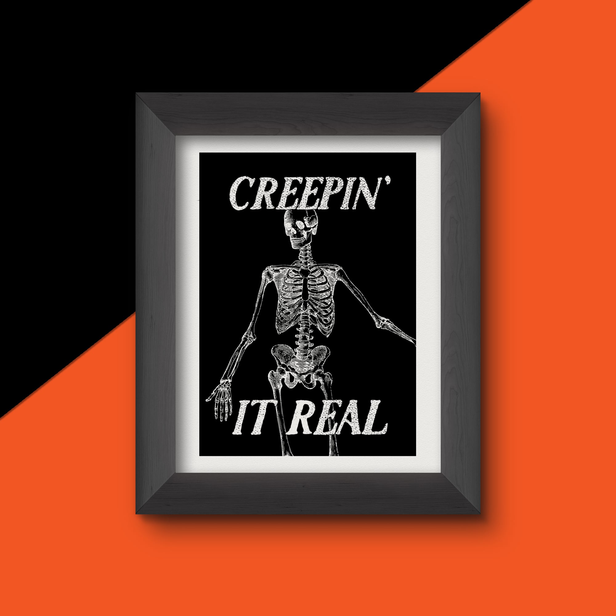 Download this Halloween Skeleton Free Printable as part of my Freebie Friday series. Print & hang today! Bonus: Time-lapse process video!