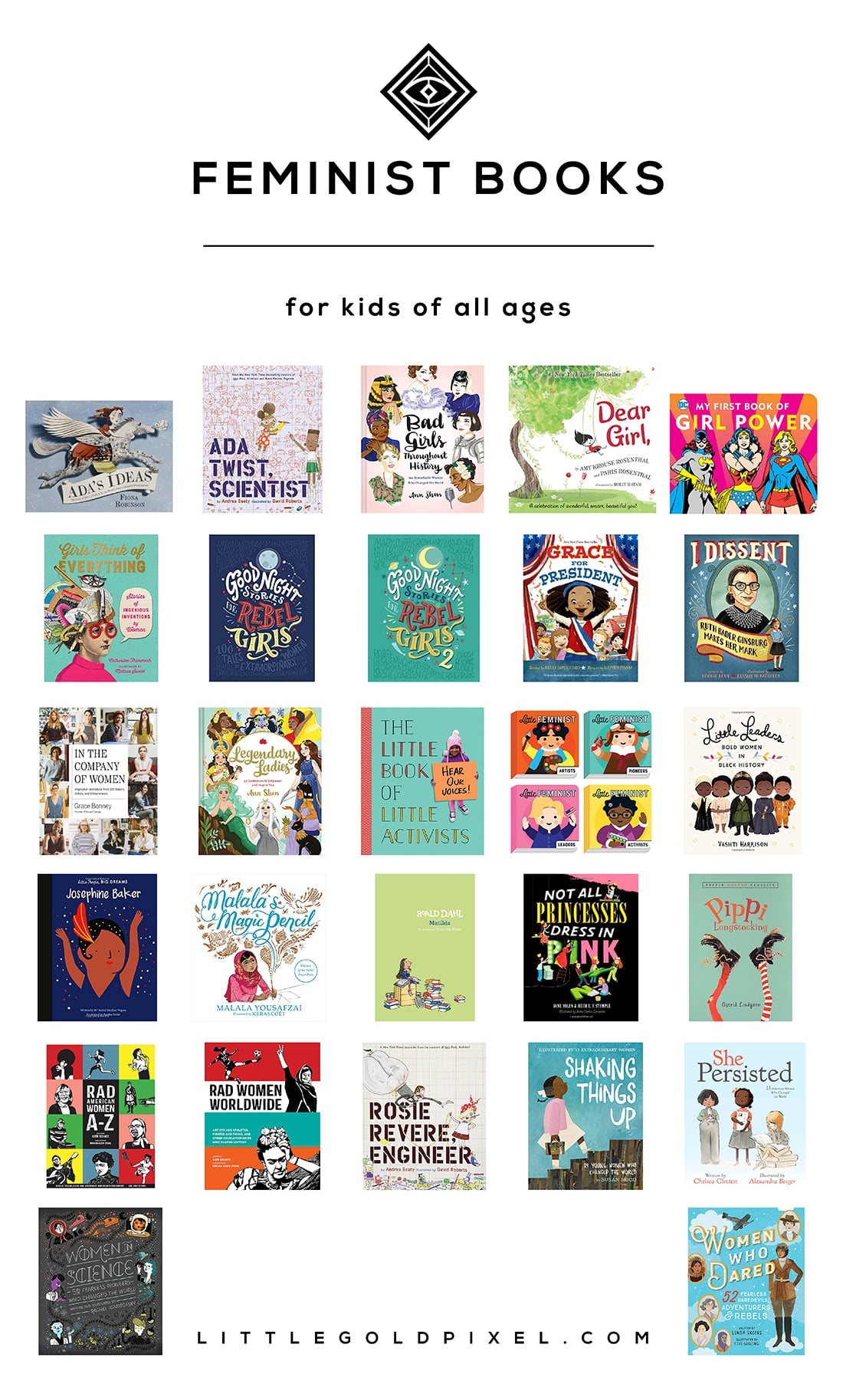 Feminist Books for Kids of All Ages • Little Gold Pixel